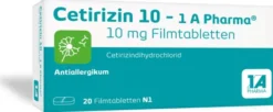 Cetirizin 10mg 1a Pharma 20 Filmtabletten
