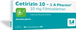 Cetirizin 10mg 1a Pharma 50 Filmtabletten