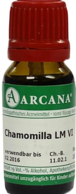 Chamomilla Arcana Lm 6 Dilution