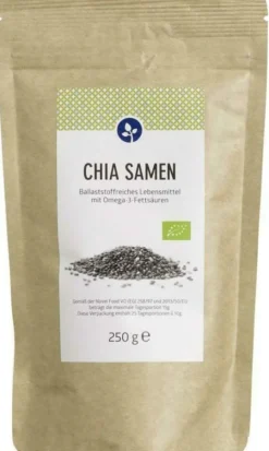 Chia Samen 100 % Bio Kerne 250 G
