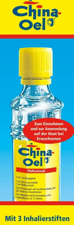 China Öl Mit 3 Inhalatoren 100 ml Ätherisches Öl