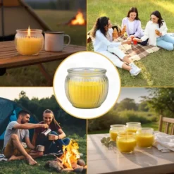 Citronella Kerze in Glas