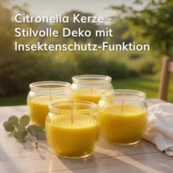 Citronella Kerze in Glas