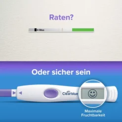 Clearblue Ovulationstest Digital 10 Stück + Schwangerschaftstest Schnelle Erkennung 2 Stück, Kombipackung