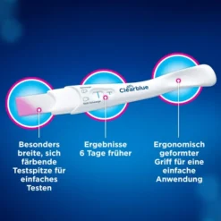 Clearblue Schwangerschaftstest frühe Erkennung 1 Test