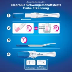 Clearblue Schwangerschaftstest frühe Erkennung 1 Test