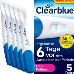 Clearblue Schwangerschaftstest Ultra Frühe Erkennung 5er Pack