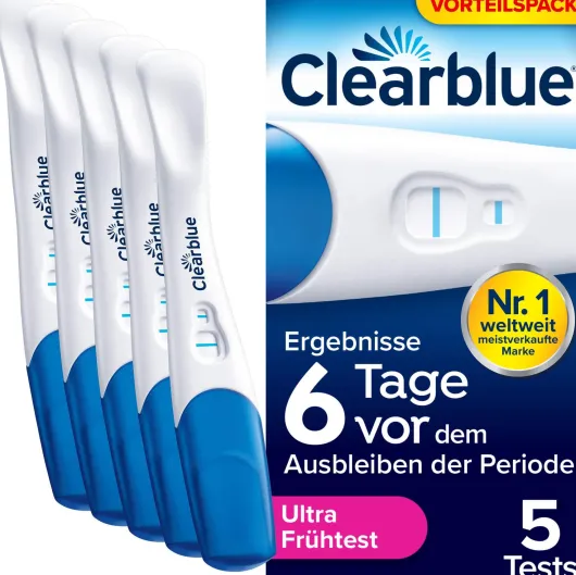 Clearblue Schwangerschaftstest Ultra Frühe Erkennung 5er Pack