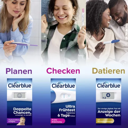 Clearblue Schwangerschaftstest Ultra Frühe Erkennung 5er Pack