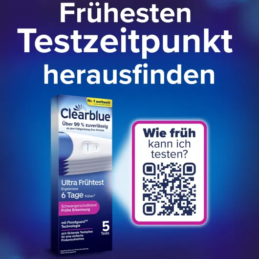 Clearblue Schwangerschaftstest Ultra Frühe Erkennung 5er Pack