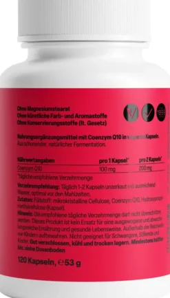 Coenzym Q10 100 mg 120 Kapseln