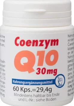 Coenzym Q10 30 mg 60 Kapseln