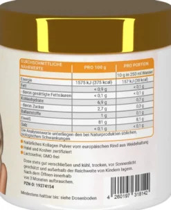 Collagen Clear Glow Kollagen Peptide Pfirsich 300 G Pulver