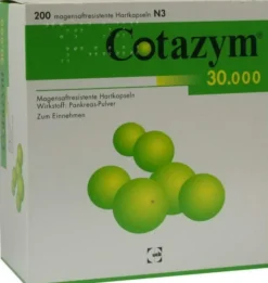 Cotazym 30.000 Pellets 200 Magensaftresistente Kapseln