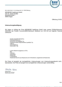 Curcuma MSM Weihrauch Medibond 120 Kapseln