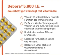 Debora 5600 I.E. 60 Kapseln