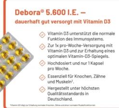 Debora 5600 I.E. 40 Kapseln