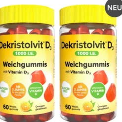 Dekristolvit D3 1000 I.E. 2 x 60 Weichgummis