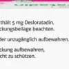 Desloratadin Doppelherzpharma 5 mg 50 Filmtabletten