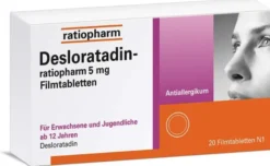 Desloratadin-Ratiopharm 5 mg 20 Filmtabletten