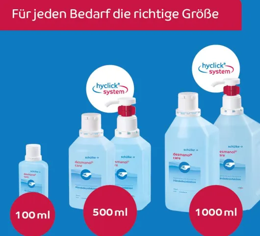 Desmanol Care Hyclick Alkoholische Händedesinfektion 500 ml