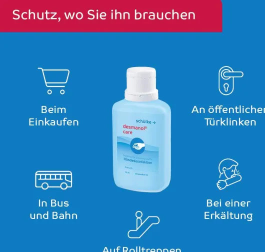 Desmanol Care Hyclick Alkoholische Händedesinfektion 500 ml