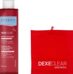 Dexeryl Dexeclear schäumendes Reinigungsgel 200 ml + gratis Handtuch 1 Stück