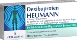 Dexibuprofen Heumann 200 mg 10 Filmtabletten