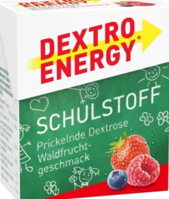 Dextro Energy Schulstoff Waldfrucht 50 G Taefelchen
