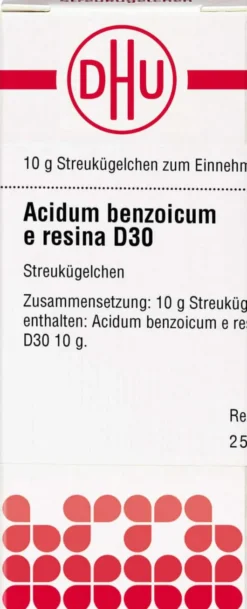 Dhu Acidum Benzoicum E Resina D30 Globuli