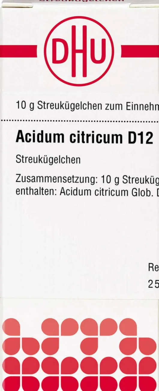 Dhu Acidum Citricum D12 Globuli 10g