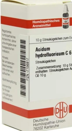 Dhu Acidum Hydrofluoricum C6 Globuli