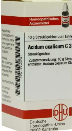 Dhu Acidum Oxalicum C30 Globuli