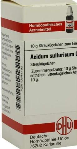 Dhu Acidum Sulfuricum C12 Globuli