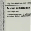 Dhu Acidum Sulfuricum D12 10 G Globuli