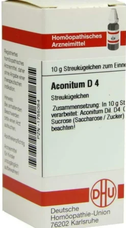 Dhu Aconitum D4 Globuli