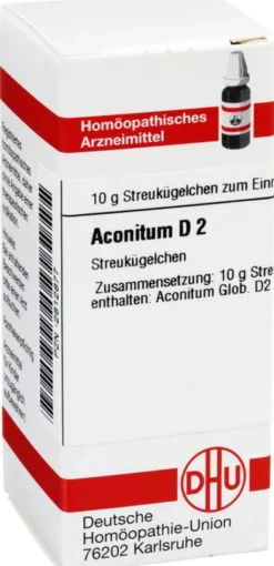 Dhu Aconitum D2 Globuli 10 G