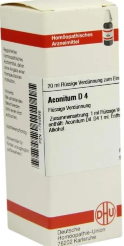 Dhu Aconitum D4 20 ml Dilution