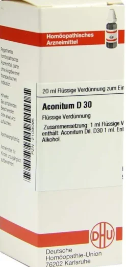 Dhu Aconitum D30 20 ml Dilution