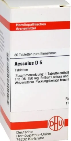 Dhu Aesculus D6 80 Tabletten