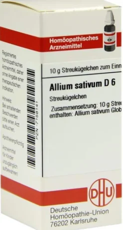Dhu Allium Sativum D6 Globuli