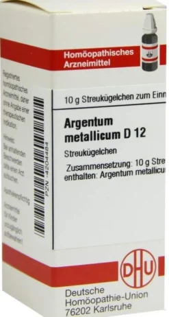 Dhu Argentum Metallicum D12 10 G Globuli