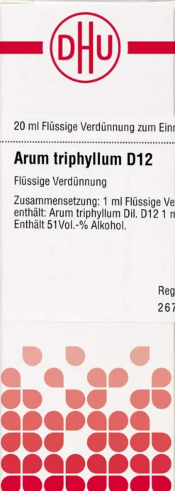 Dhu Arum Triphyllum D12 Dilution