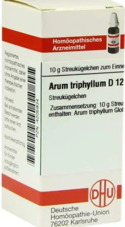 Dhu Arum Triphyllum D12 10 G Globuli