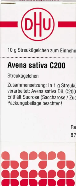 Dhu Avena Sativa C200 Globuli 10 G