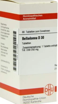 Dhu Belladonna D30 80 Tabletten