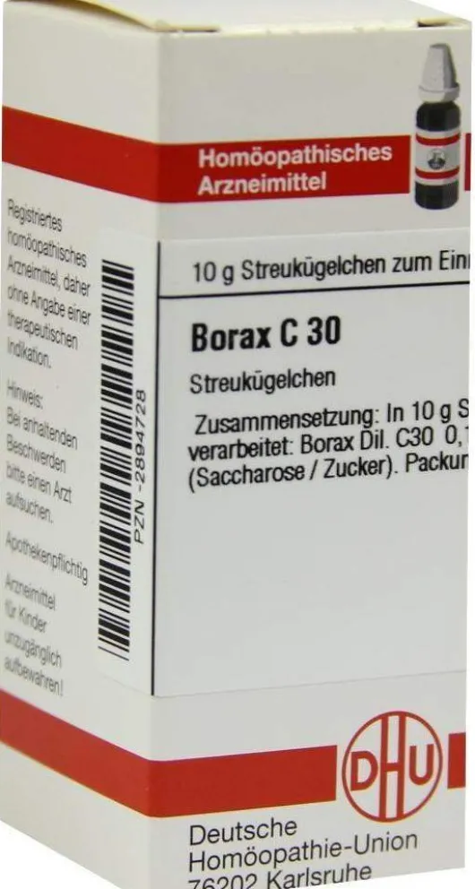 Dhu Borax C30 10 G Globuli