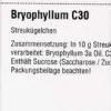Dhu Bryophyllum C30 Globuli 10 G