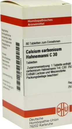 Dhu Calcium Carbonicum Hahnemanni C30 80 Tabletten