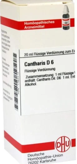 Dhu Cantharis D6 20 ml Dilution